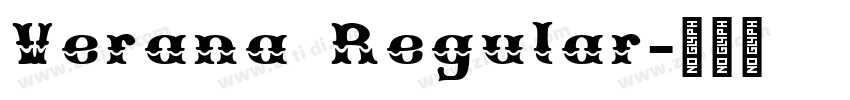 Verana Regular字体转换 Verana Regular字体转换